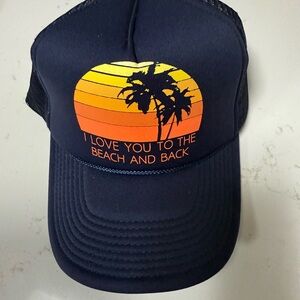 BNWT 🌟🧢 O’Neill Trucker Hat 🌅 “I Love You to the Beach and Back” – Adjustable